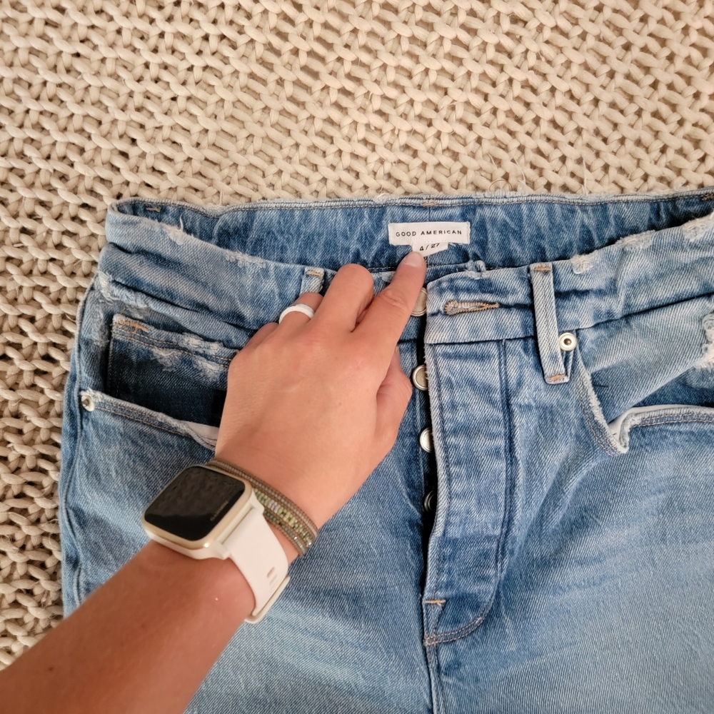 Good american Jean, size 27, full length split hem - Picture 4 of 4